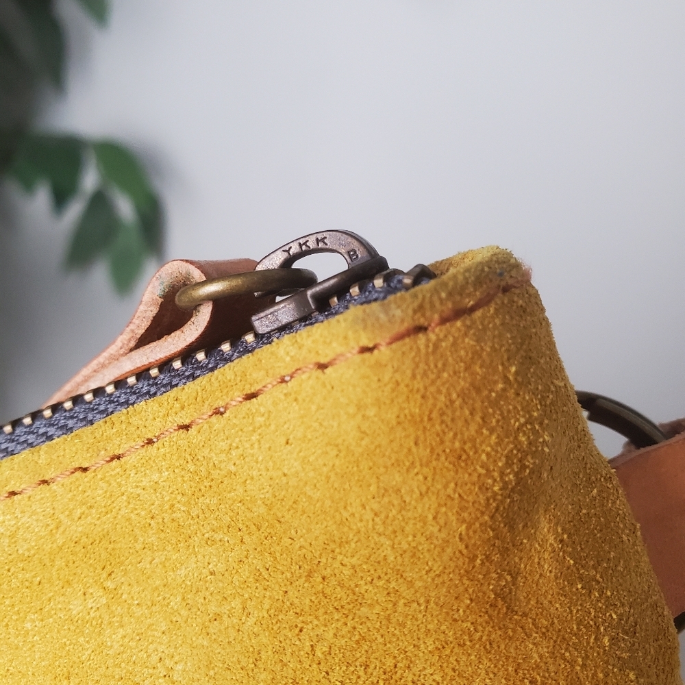 Jeji & Co Merigold Italian Leather Suede Clutch Bag - Picture 7 of 11